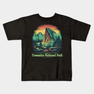 Yosemite National Park Kids T-Shirt